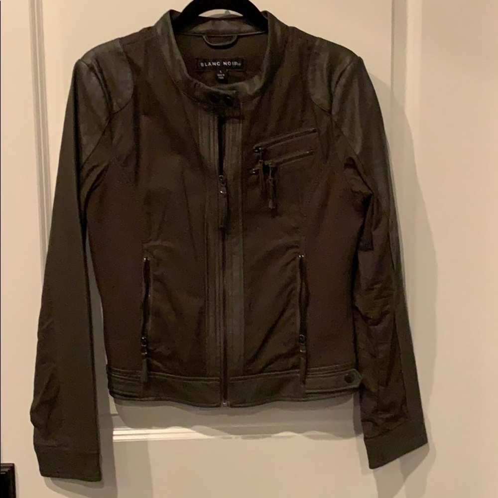Blanc Noir Moto Jacket